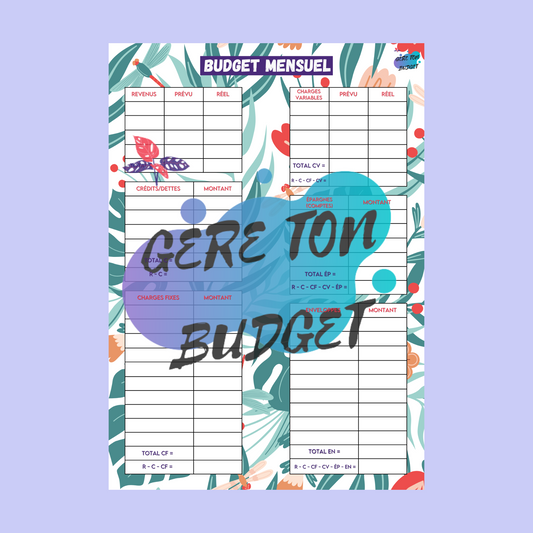 Budget planner : 15 trackers + 20 pages de conseils budget – GereTonBudget
