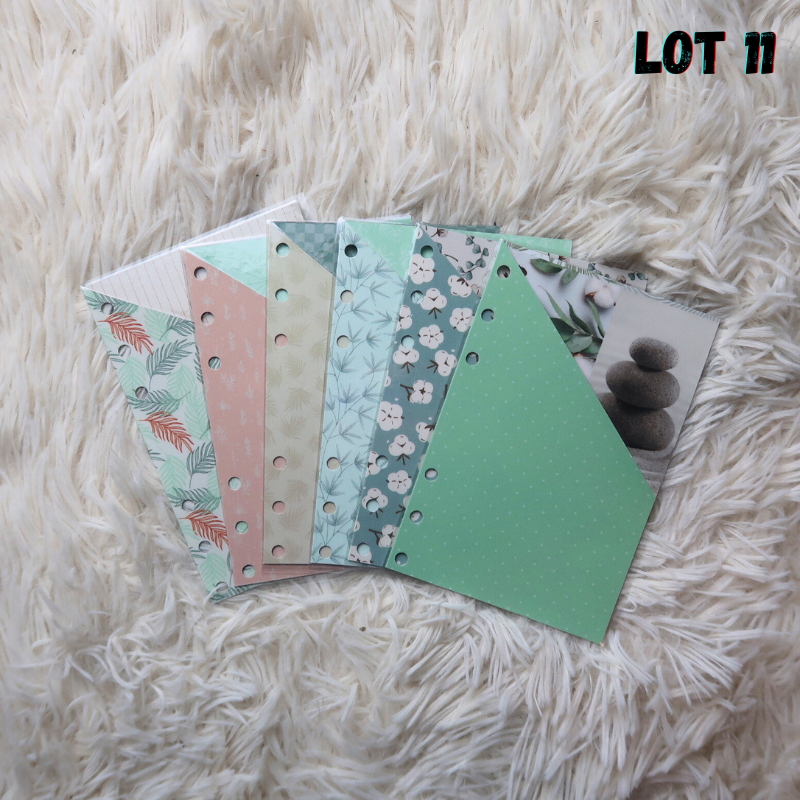 Lots de 6 Enveloppes budget