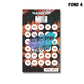 Trackers défi 5€ plastifiés / A6
